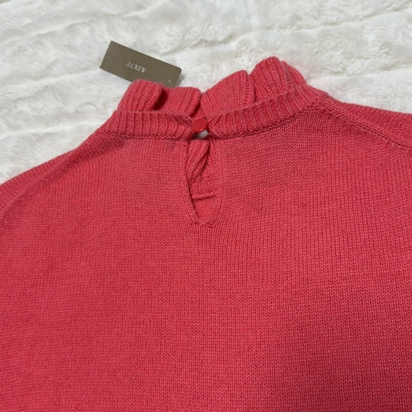 J. Crew Wool-blend Ruffleneck Sweater NWT Size Small - Picture 9 of 9